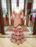 Outlet. Flamenca Dress Alegria Rosa Lunares. T.34 140.495€ #50760ALEGRIARSNG34